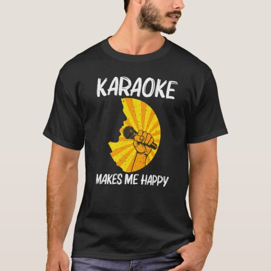 Cool Karaoke For Men Women Singer Karaoke Machine T-Shirt (Vorderseite)
