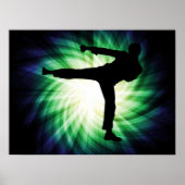Cool Karate Kick Poster (Vorne)
