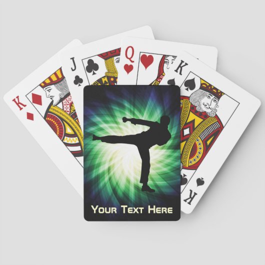 Cool Karate Kick Spielkarten (Rückseite)