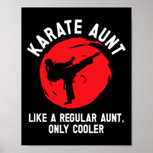 Cool Karate Tante Karate Poster