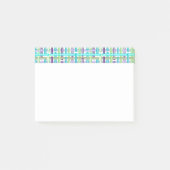 Cool Kariert Post-it Klebezettel (Vorderseite)