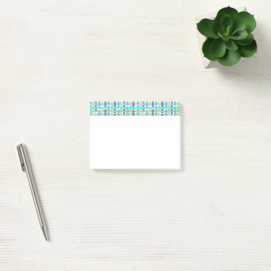 Cool Kariert Post-it Klebezettel (Büro)