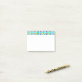 Cool Kariert Post-it Klebezettel (Auf Schreibtisch)