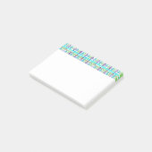 Cool Kariert Post-it Klebezettel (angewinkelt)