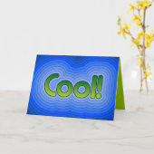 Cool! Karte (Gelbe Blume)