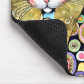 Cool Katzen Abstrakt Mousepad (Ecke)