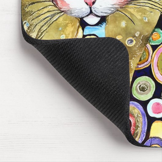 Cool Katzen Abstrakt Mousepad (Ecke)