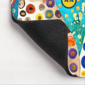 Cool Katzen Abstrakt Mousepad (Ecke)