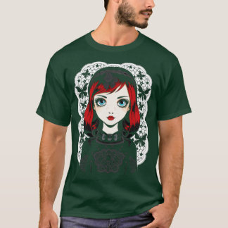Cool Kawaii Goth Girl T-Shirt