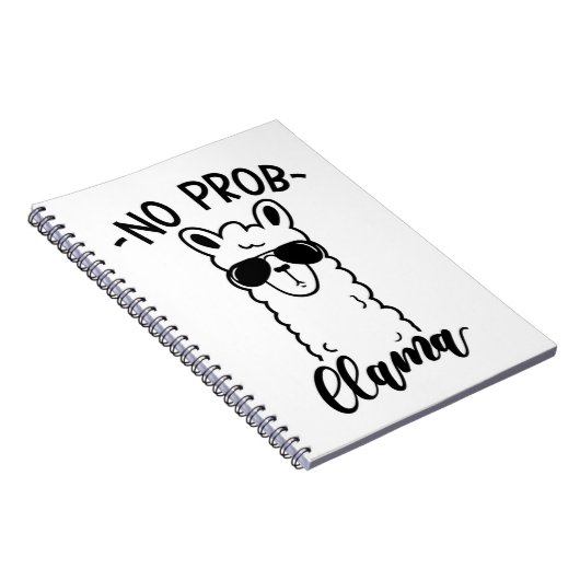 Cool kein Prob Lama Notizblock (Rechte Seite)