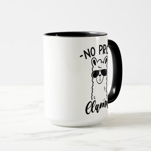 Cool kein Prob Lama Tasse (VorderseiteRechts)