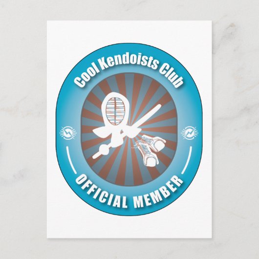Cool Kendoists Club Postkarte (Vorderseite)