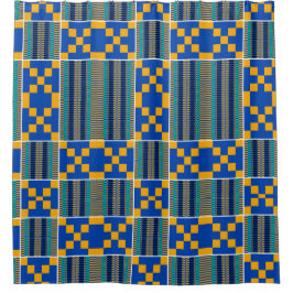 Cool Kente Design Duschvorhang