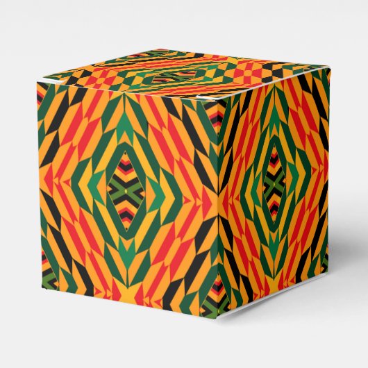 Cool Kente Remix Geschenkschachtel (Vorderseite)