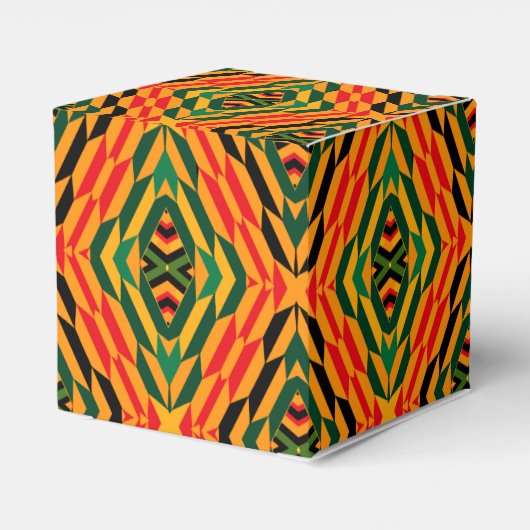Cool Kente Remix Geschenkschachtel (Rückseite)