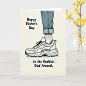 Cool Kicks Vatertagskarte Karte (Gelbe Blume)