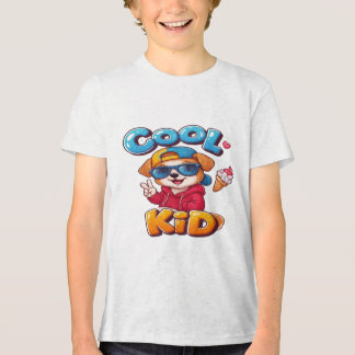 Cool Kid Puppy: Hund mit Sonnenbrille und Eiscreme Tri-Blend Shirt