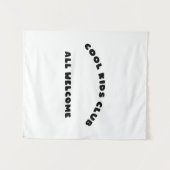 Cool Kids All Welcome Wandteppich (Vorderseite (Horizontal))