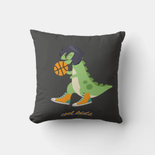 Cool Kids Basketball Dinosaurier Kissen Kissen