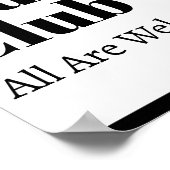 Cool Kids Club Einfach Stilvolle moderne Schulausb Poster (Ecke)