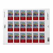 Cool Kids Construction Truck Bagger Digger Adressaufkleber (Vorne)