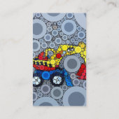 Cool Kids Construction Truck Bagger Digger Visitenkarte (Rückseite)