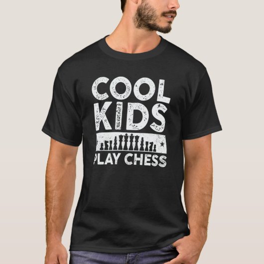 Cool Kids Play Chess Player For Chess Boys 3 T-Shirt (Vorderseite)