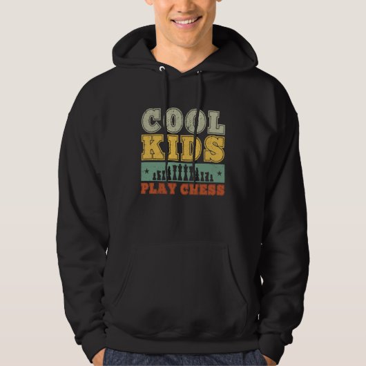 Cool Kids Play Chess Player For Chess Boys Hoodie (Vorderseite)
