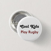Cool Kids Play Rugby Button (Vorne & Hinten)
