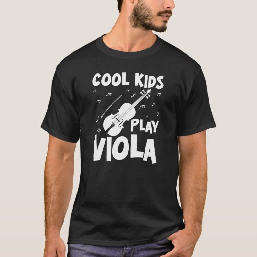 Cool Kids Play Viola T-Shirt (Vorderseite)