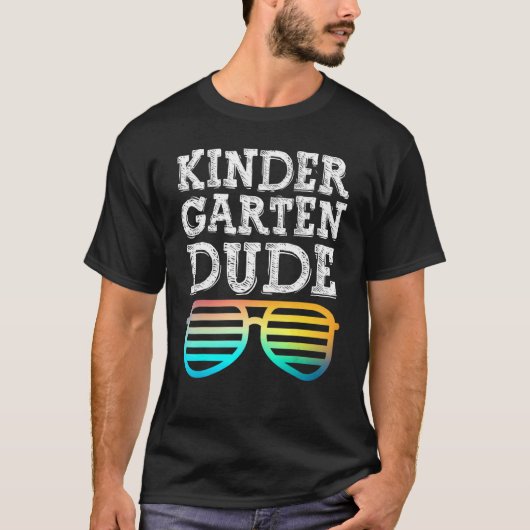 Cool Kindergarten Typ Spaß Kinder Sonnenbrille Ers T-Shirt (Vorderseite)