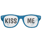 COOL! 😎 Kiss Me Sonnenbrille - Fun Party oder Fes (Vorderseite)