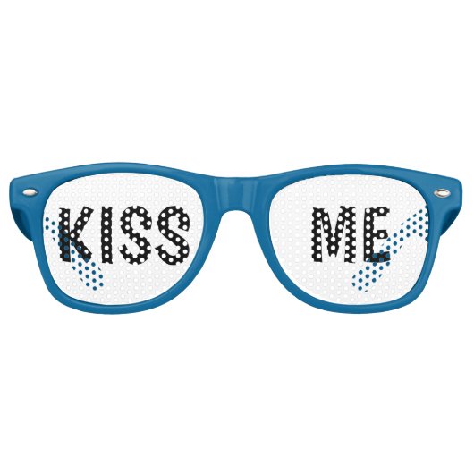 COOL! 😎 Kiss Me Sonnenbrille - Fun Party oder Fes (Vorderseite)