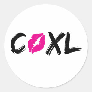 Cool Kiss X Sticker - Einzigartig und trendy Vinyl