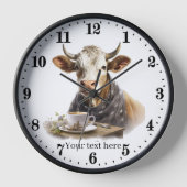 cool kitchen or office coffee cow uhr (Vorderseite)