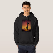 Cool Kite Builder Dad Dad Playing Kite In Sunset Hoodie (Vorne ganz)