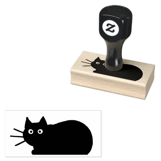 Cool Kitty Cat Fun Feline Lover's Rubber Briefmark Gummistempel (Stempel)