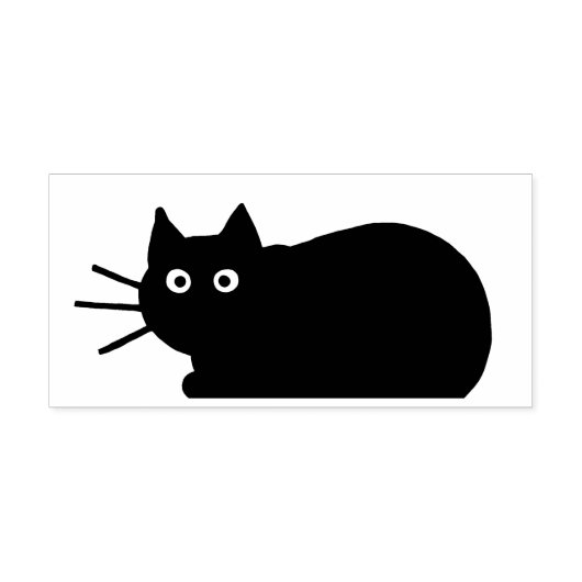 Cool Kitty Cat Fun Feline Lover's Rubber Briefmark Gummistempel (Prägung)