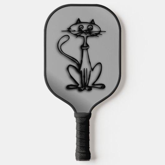 Cool Kitty Cat Pickleball Schläger (Vorderseite)