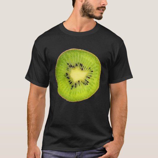 Cool Kiwi Slice Outfit Illustration  Graphic Desig T-Shirt (Vorderseite)