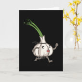 Cool Knoblauch Karte (Gelbe Blume)