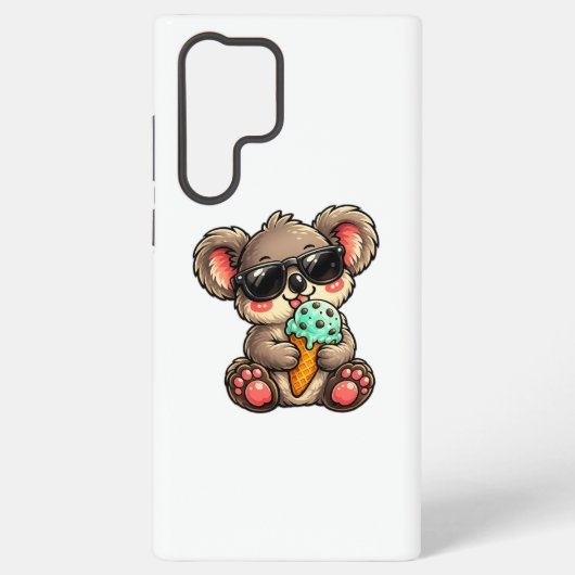 Cool Koala Eiscreme Samsung Galaxy Hülle (Rückseite)
