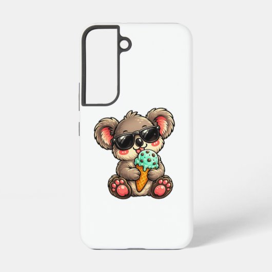 Cool Koala Eiscreme Samsung Galaxy Hülle (Rückseite)