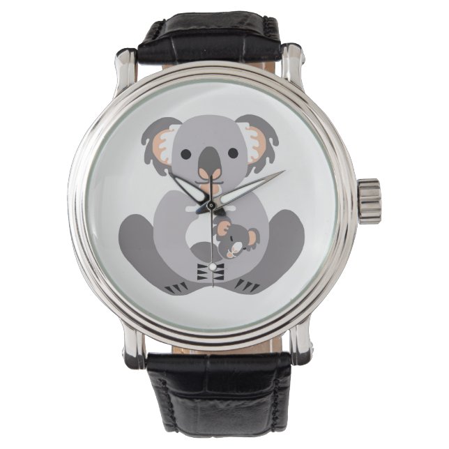 Cool KOALA - Marsupial - Wildtiere - Natur Armbanduhr (Vorderseite)
