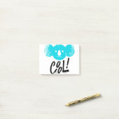 Cool Koala Support Australien Wildlife Australien Post-it Klebezettel (Auf Schreibtisch)