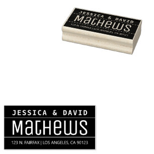 Cool kreativ Stilvoll Gummistempel