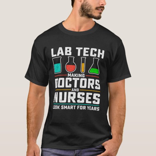 Cool Lab Tech Men Women Lab Week Medical Laborator T-Shirt (Vorderseite)