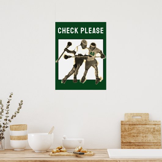 Cool Lacrosse Poster (Küche)