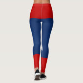 Cool Laos Flag Fashion Leggings (Rückseite)