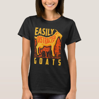 Cool leicht von Ziegen für Tiere abgelenkt T-Shirt